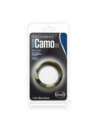 Эрекционное кольцо камуфляжной расцветки Silicone Camo Cock Ring - Blush Novelties - в Королеве купить с доставкой