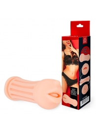 Двусторонний мастурбатор - ротик и вагина - Bior toys - в Королеве купить с доставкой