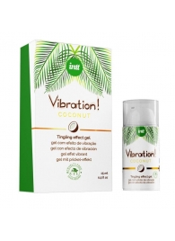 Возбуждающий гель с ароматом кокоса Vibration Coconut - 15 мл. - INTT - купить с доставкой в Королеве