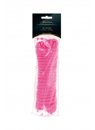 Розовая веревка для связывания Sweet Caress Rope - 10 метров - Sweet Caress - купить с доставкой в Королеве