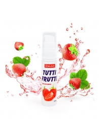 Гель-смазка Tutti-frutti с земляничным вкусом - 30 гр. - Биоритм - купить с доставкой в Королеве