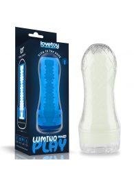 Светящийся в темноте мастурбатор Lumino Play Masturbator Ribbed - Lovetoy - в Королеве купить с доставкой