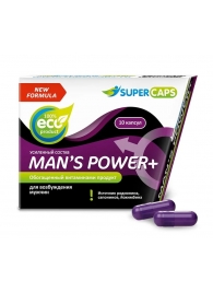 Возбуждающее средство для мужчин Mans Power plus - 10 капсул (0,35 гр.) +1 в подарок - SuperCaps - купить с доставкой в Королеве