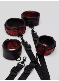 Изысканный набор фиксаций на кровати Reversible Under Mattress Restraint Set - Fifty Shades of Grey - купить с доставкой в Королеве