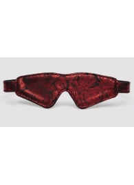Двусторонняя красно-черная маска на глаза Reversible Faux Leather Blindfold - Fifty Shades of Grey - купить с доставкой в Королеве