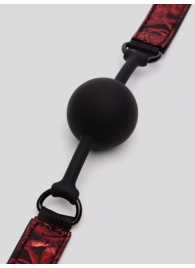 Кляп-шар на двусторонних ремешках Reversible Silicone Ball Gag - Fifty Shades of Grey - купить с доставкой в Королеве