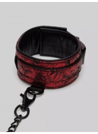 Красно-черные оковы Reversible Faux Leather Ankle Cuffs - Fifty Shades of Grey - купить с доставкой в Королеве