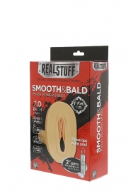 Мастурбатор-вагина с вибрацией и выносным пультом управления REALSTUFF SMOOTH   BALD - Dream Toys - в Королеве купить с доставкой