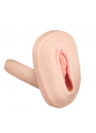 Мастурбатор-вагина с вибрацией и выносным пультом управления REALSTUFF SMOOTH   BALD - Dream Toys - в Королеве купить с доставкой