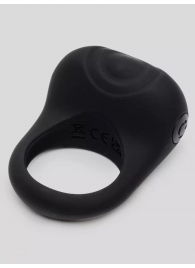 Черное эрекционное виброкольцо Sensation Rechargeable Vibrating Love Ring - Fifty Shades of Grey - в Королеве купить с доставкой