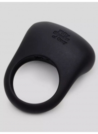 Черное эрекционное виброкольцо Sensation Rechargeable Vibrating Love Ring - Fifty Shades of Grey - в Королеве купить с доставкой