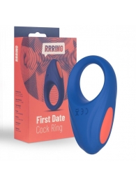 Синее эрекционное кольцо RRRING First Date Cock Ring - FeelzToys - в Королеве купить с доставкой
