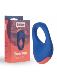 Синее эрекционное кольцо RRRING Dinner Date Cock Ring - FeelzToys - в Королеве купить с доставкой