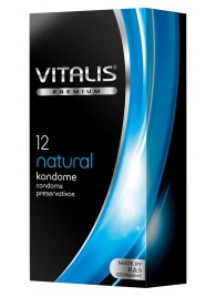 Классические презервативы VITALIS PREMIUM natural - 12 шт. - Vitalis - купить с доставкой в Королеве