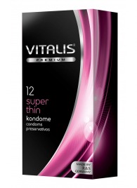 Ультратонкие презервативы VITALIS PREMIUM super thin - 12 шт. - Vitalis - купить с доставкой в Королеве
