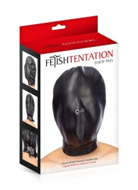 Маска-шлем на голову с отверстиями для дыхания - Fetish Tentation - купить с доставкой в Королеве