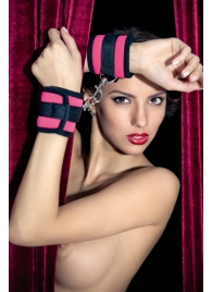 Наручники из неопрена розового цвета - ToyFa - купить с доставкой в Королеве