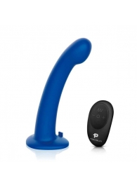 Синяя насадка Remote Control P-Spot G-Spot с черными трусиками - 20 см. - Pegasus - купить с доставкой в Королеве