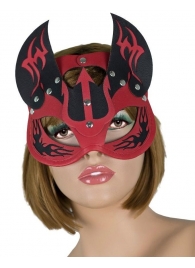 Маска дьяволицы с рожками - LOVETOY (А-Полимер) - купить с доставкой в Королеве