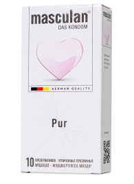 Супертонкие презервативы Masculan Pur - 10 шт. - Masculan - купить с доставкой в Королеве