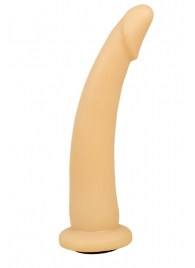 Телесная гладкая насадка-фаллоимитатор Harness - 20 см. - LOVETOY (А-Полимер) - купить с доставкой в Королеве