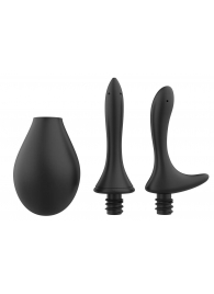 Черный анальный душ Nexus Anal Douche Set с 2 сменными насадками - Nexus Range - купить с доставкой в Королеве
