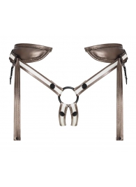 Бронзовый пояс для насадок Desirous Harness - Strap-on-me - купить с доставкой в Королеве