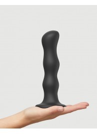 Черная насадка Strap-On-Me Dildo Geisha Balls size XL - Strap-on-me - купить с доставкой в Королеве