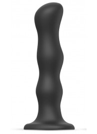 Черная насадка Strap-On-Me Dildo Geisha Balls size XL - Strap-on-me - купить с доставкой в Королеве