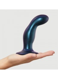 Темно-синяя насадка Strap-On-Me Dildo Plug Snaky size M - Strap-on-me - купить с доставкой в Королеве