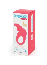 Розовое эрекционное виброкольцо Happy Rabbit Rechargeable Rabbit Cock Ring - Happy Rabbit - в Королеве купить с доставкой