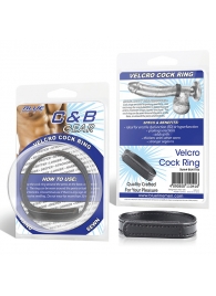 Кольцо на пенис из искусственной кожи на липучке VELCRO COCK RING - 5 см. - BlueLine - в Королеве купить с доставкой