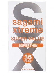 Ультратонкие презервативы Sagami Xtreme Superthin - 36 шт. - Sagami - купить с доставкой в Королеве