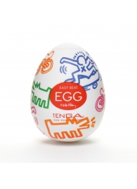Мастурбатор-яйцо Keith Haring EGG STREET - Tenga - в Королеве купить с доставкой