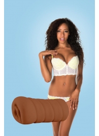 Коричневый мастурбатор-вагина BRIANNA - Dream Toys - в Королеве купить с доставкой