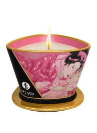 Массажная свеча Rose Petals с ароматом розы - 170 мл. - Shunga - купить с доставкой в Королеве