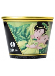 Массажная свеча Exotic Green Tea с ароматом зелёного чая - 170 мл. - Shunga - купить с доставкой в Королеве