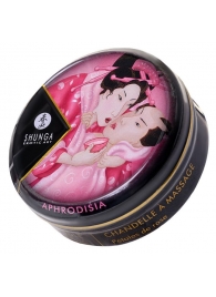 Массажная свеча Rose Petals с ароматом розы - 30 мл. - Shunga - купить с доставкой в Королеве