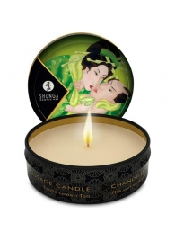 Массажная свеча Exotic Green Tea с ароматом зелёного чая - 30 мл. - Shunga - купить с доставкой в Королеве
