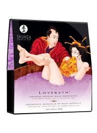 Соль для ванны Lovebath Sensual lotus, превращающая воду в гель - 650 гр. - Shunga - купить с доставкой в Королеве