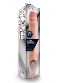 Телесная насадка на пенис 11.5 Inch Cock Sheath Penis Extender - 29,2 см. - Blush Novelties - в Королеве купить с доставкой