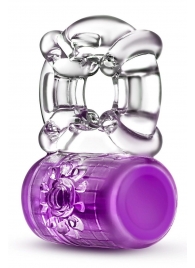 Фиолетовое эрекционное виброкольцо Pleaser Rechargeable C-Ring - Blush Novelties - в Королеве купить с доставкой