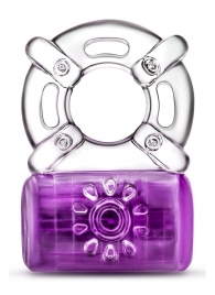 Фиолетовое эрекционное виброкольцо One Night Stand Vibrating C-Ring - Blush Novelties - в Королеве купить с доставкой