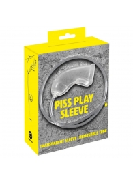 Прозрачная насадка на пенис Piss Play Sleeve для игр с мочеиспусканием - Orion - купить с доставкой в Королеве