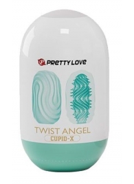 Бирюзовый мастурбатор-яйцо Twist Angel - Baile - в Королеве купить с доставкой