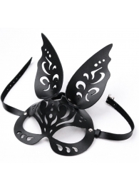 Черная ажурная маска  Зайка  с ушками - Crazy Handmade - купить с доставкой в Королеве