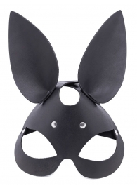 Черная гладкая маска  Зайка  с длинными ушками - Crazy Handmade - купить с доставкой в Королеве