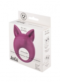 Фиолетовое перезаряжаемое эрекционное кольцо Kitten Kiki - Lola Games - в Королеве купить с доставкой