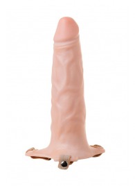Телесный реалистичный фаллопротез - 18,5 см. - LOVETOY (А-Полимер) - купить с доставкой в Королеве