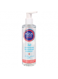 Гель-лубрикант на водной основе Aqua Comfort Aroma с ароматом персика - 195 гр. - Биоритм - купить с доставкой в Королеве